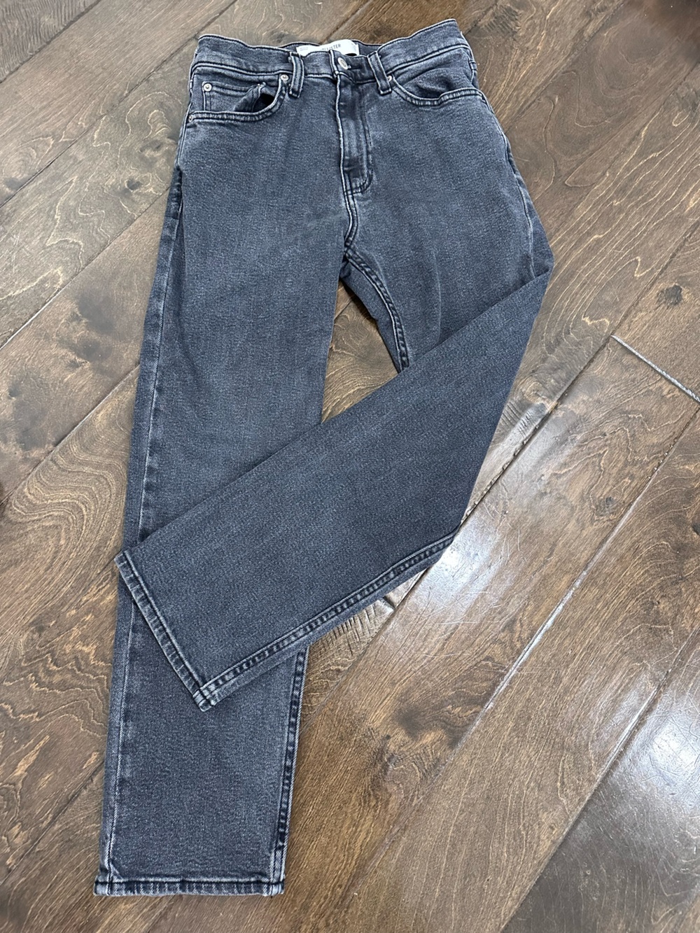 Hollister Loose Black-Grey Washed Jeans